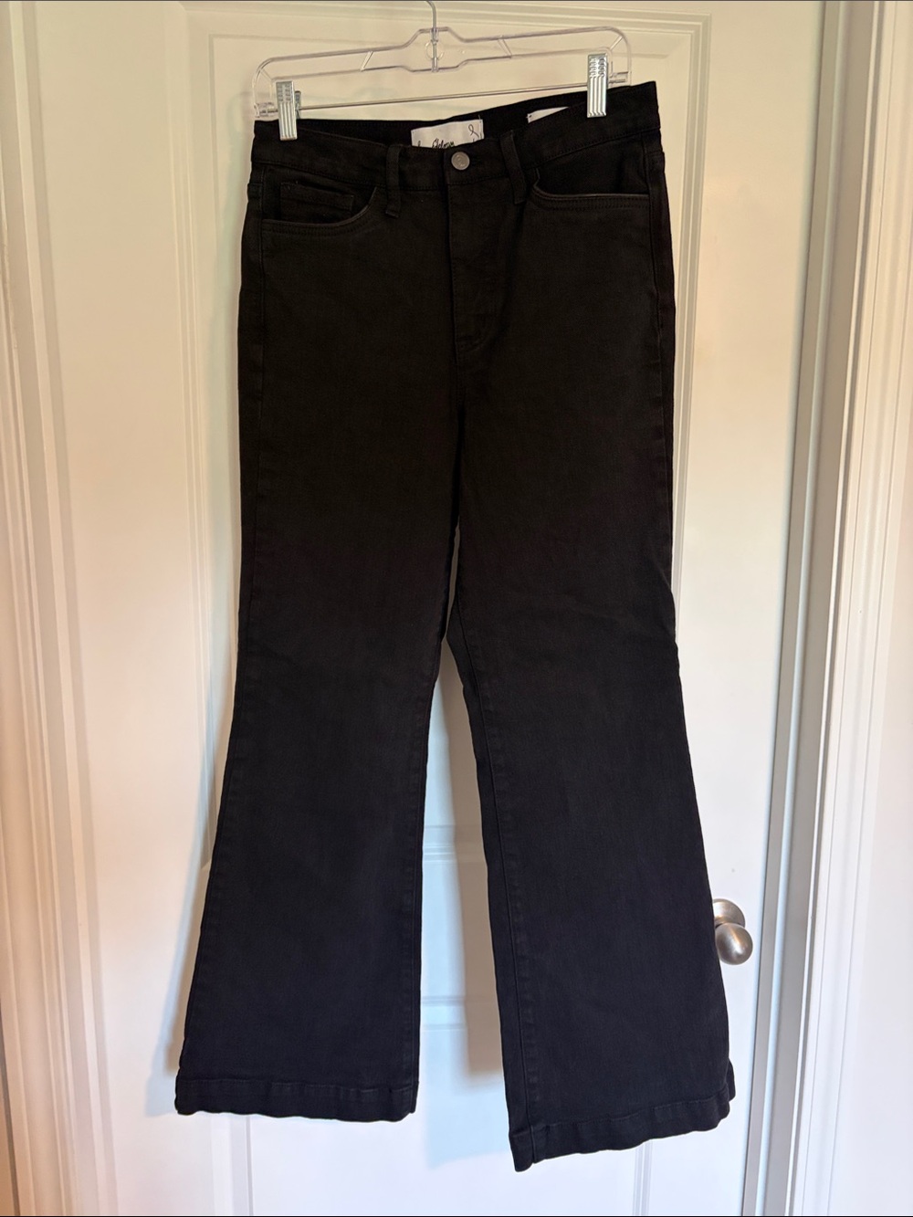 Sam Edelman Black Bay Flare Trouser Jean
